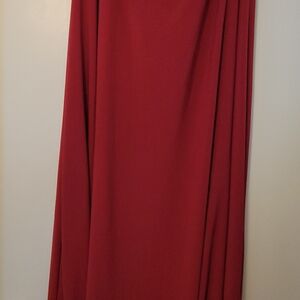 Chic Red A-Line Women's Skirt